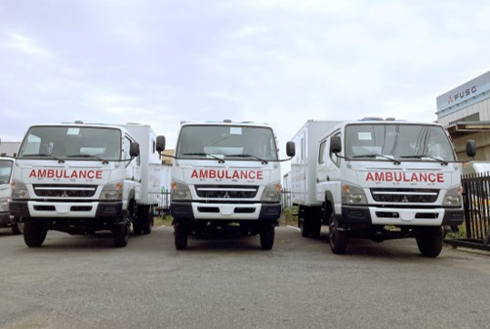 Mitsubishi Fuso to ship 10 light-duty Canter trucks to support medical care in Tajikistan