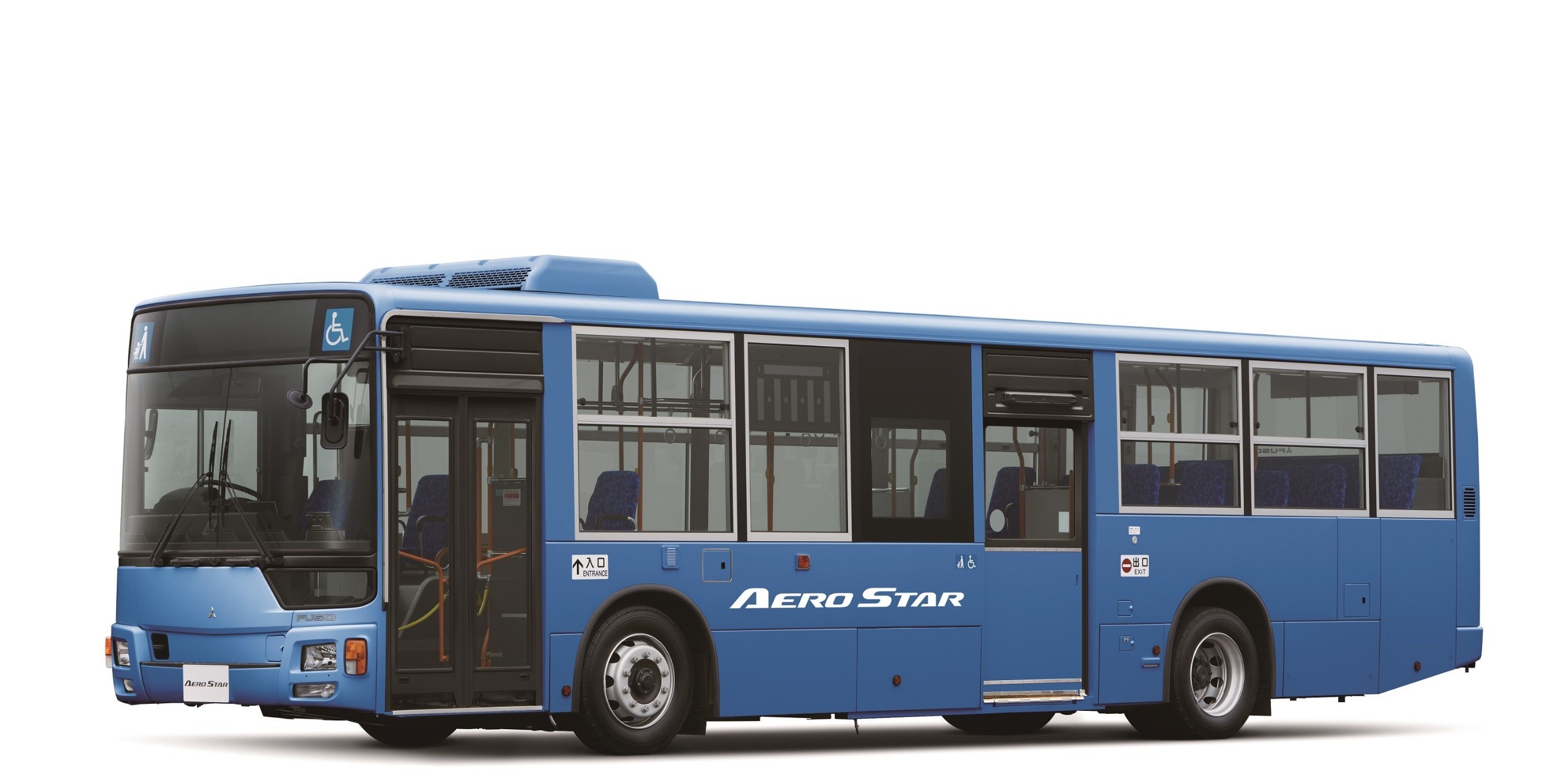 大型路線バス「エアロスター」新型モデルを発売