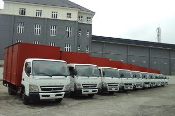 FUSO delivers 50 units of the Canter to Nigerian Breweries