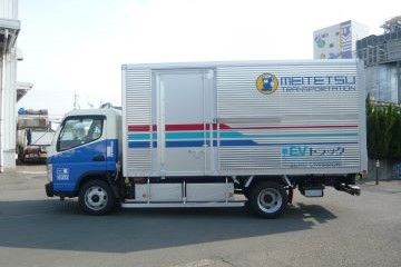 四国初：四国名鉄運輸に電気小型トラック「eCanter」を納車