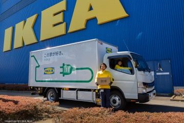The FUSO eCanter delivers sustainable transportation to IKEA Japan