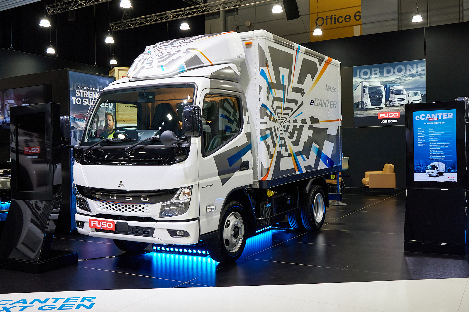 The new eCanter makes its first appearance in Australia at the Brisbane Truck Show