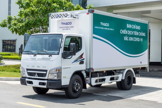 FUSO distributor donates 126 Canter trucks to Vietnam’s Covid-19 vaccination campaign